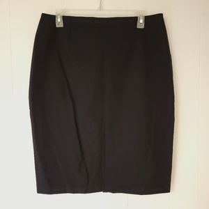 Kenneth Cole New York Size XL Black Pencil Skirt